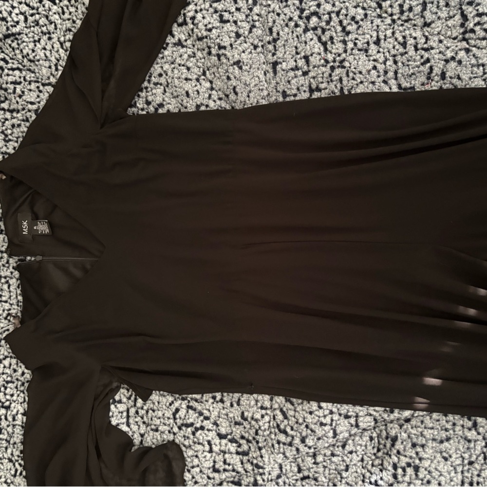 Elegant Black Long Sleeve Jumpsuit